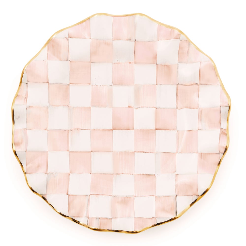 Rosy Check Fluted Ceramic Dinnerware mackenzie-childs Panama imagen 1