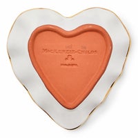 Royal Check Fluted Heart Plate