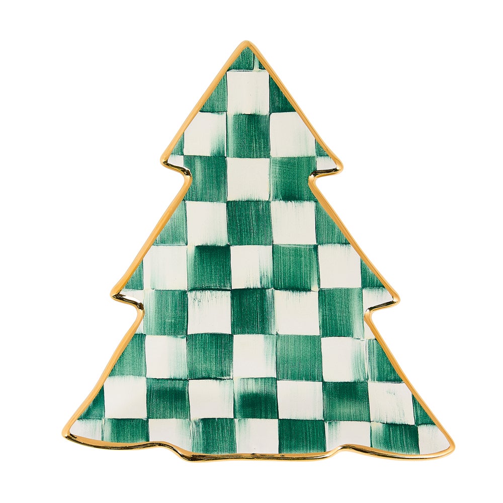 Spruce Check Tree Dish mackenzie-childs Panama imagen 1