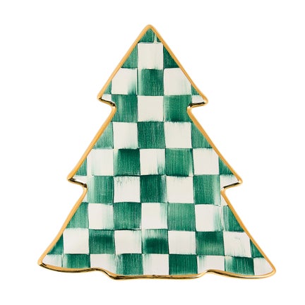 Spruce Check Tree Dish