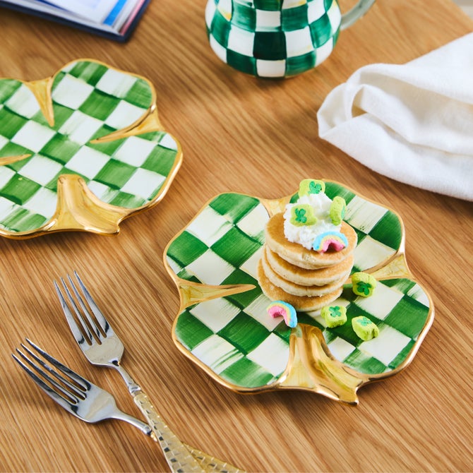 Lucky Check Clover Plate image number 1