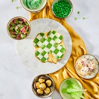 Lucky Check Clover Plate