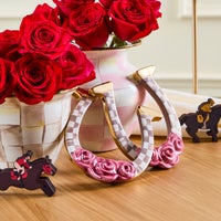 Mocha Check Horseshoe