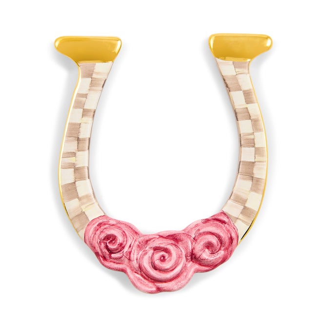 Mocha Check Horseshoe image number 0