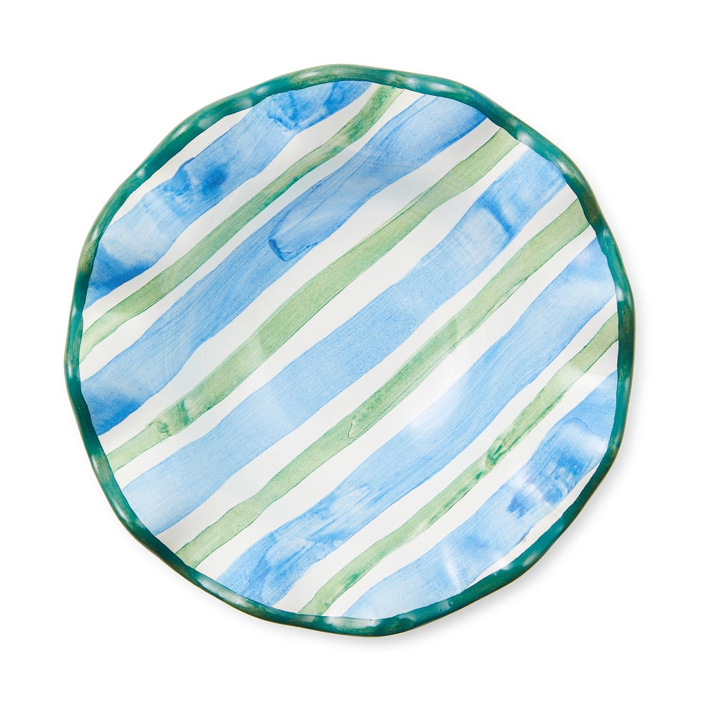 Pencil & Paper Co. Stripes Ceramic Fluted Berry Bowl mackenzie-childs Panama imagen 1