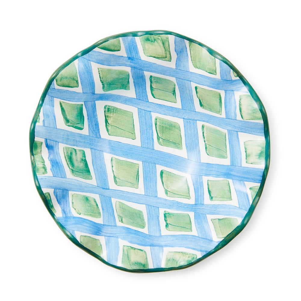 Pencil & Paper Co. Diamonds Ceramic Fluted Berry Bowl mackenzie-childs Panama imagen 1