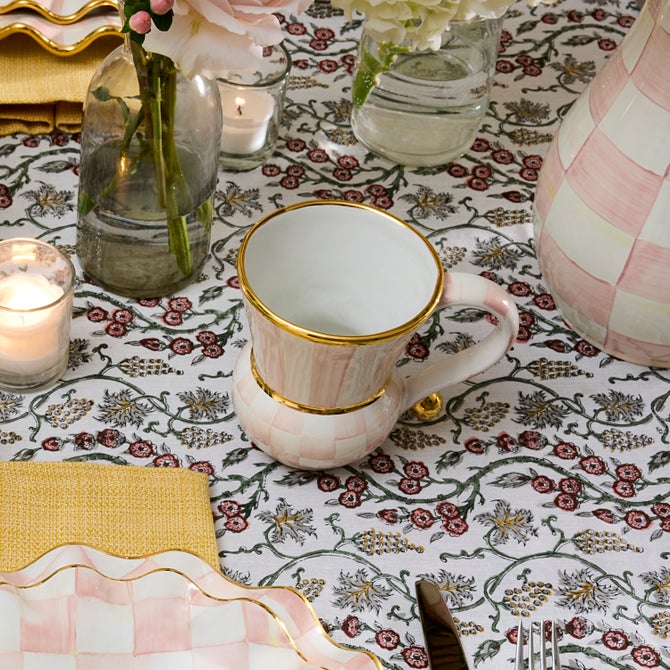 Rosy Check Ceramic Mug image number 2