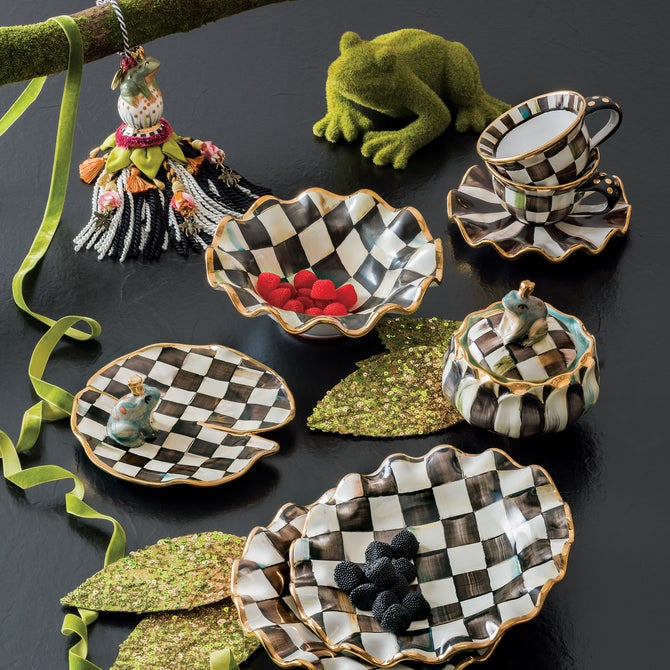 Courtly Check Ceramic Teacup image number 8