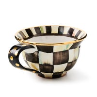 Courtly Check Ceramic Teacup