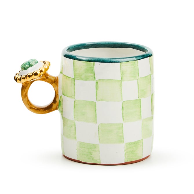 Lucky Clover Ring Ceramic Mug image number 5