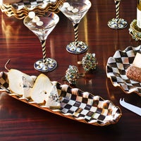 Courtly Check Ceramic Hors d'Oeuvre Tray