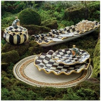 Courtly Check Ceramic Hors d'Oeuvre Tray