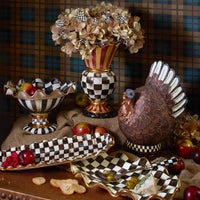 Courtly Check Ceramic Hors d'Oeuvre Tray