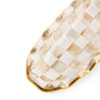 Parchment Check Hors d'Oeuvre Tray