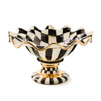 Courtly Check Ceramic Compote