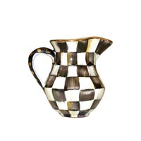 Courtly Check Ceramic Creamer