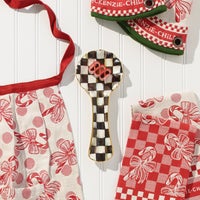 Courtly Check Ceramic Spoon Rest