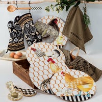 Courtly Check Ceramic Spoon Rest
