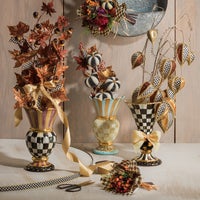 Parchment Check Great Vase