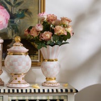 Rosy Check Ceramic Great Vase