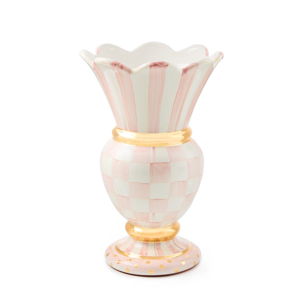 Check Great Vase - Rosy Check mackenzie-childs Panama imagen 1