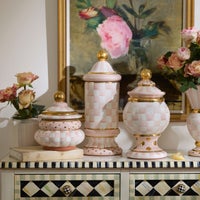 Rosy Check Ceramic Canister