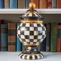 Courtly Check Ceramic Canister