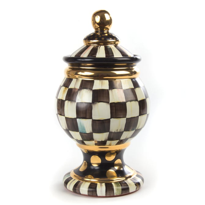 Courtly Check Ceramic Canister image number 1