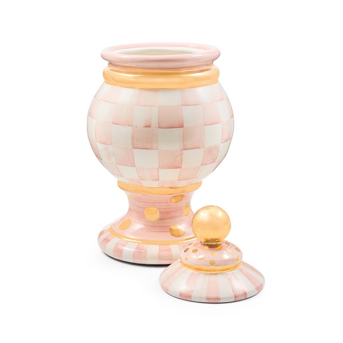 Rosy Check Ceramic Globe Canister image number 2