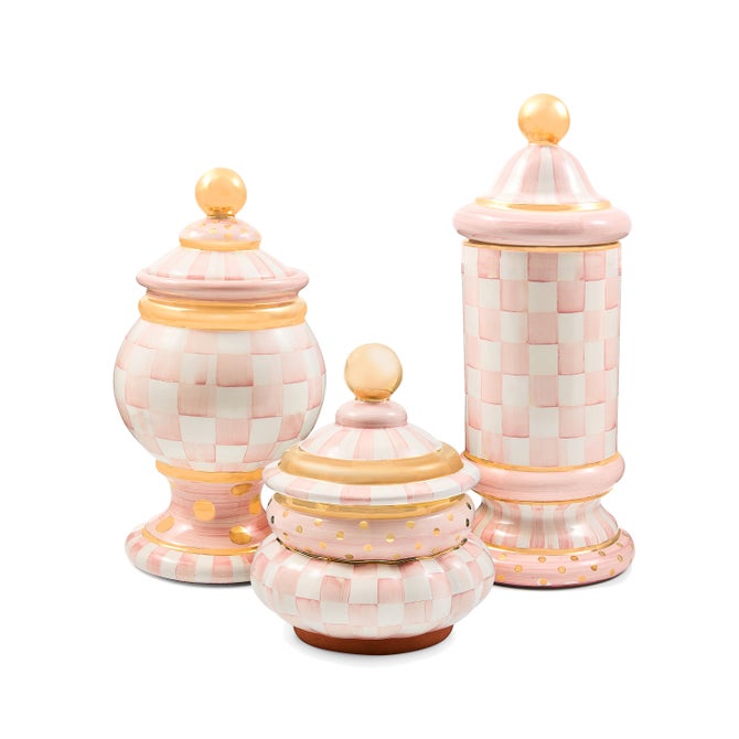 Rosy Check Ceramic Globe Canister image number 3