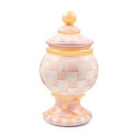 Rosy Check Ceramic Globe Canister