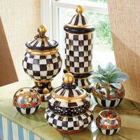 Courtly Check Ceramic Canister