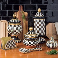 Courtly Check Ceramic Canister