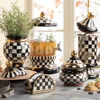 Courtly Check Ceramic Canister