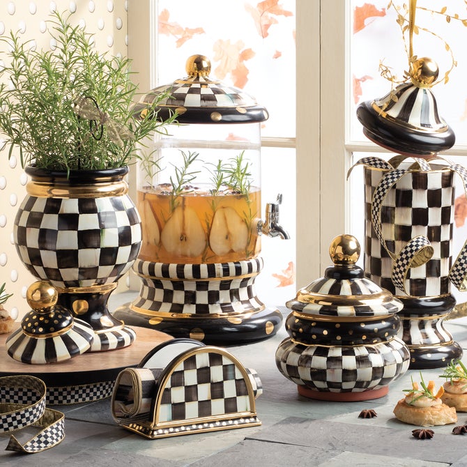 Courtly Check Ceramic Canister image number 6