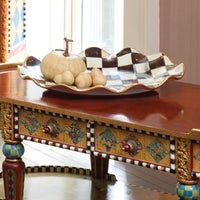 Courtly Check Ceramic Large Serving Platter