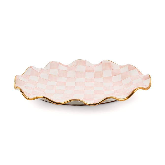 Rosy Check Ceramic Large Serving Platter image number 1