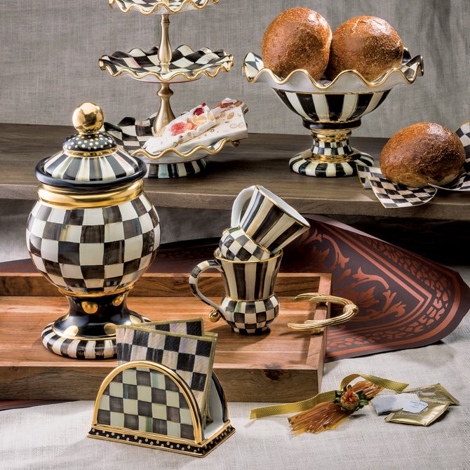 Courtly Check Ceramic Serving Platter image number 2