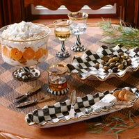Courtly Check Ceramic Serving Platter