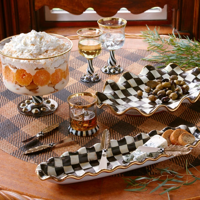 Courtly Check Ceramic Serving Platter image number 11