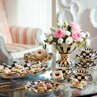 Courtly Check Ceramic Serving Platter