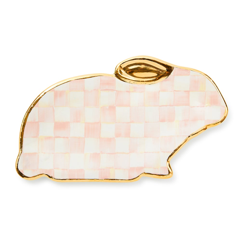 Rosy Check Bunny Dish mackenzie-childs Panama imagen 1 Rosy Check Bunny Dish mackenzie-childs Panama imagen 1
