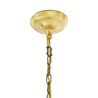 Courtly Check Flared Ceramic Pendant Lamp