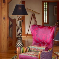 Courtly Check Ceramic Floor Lamp