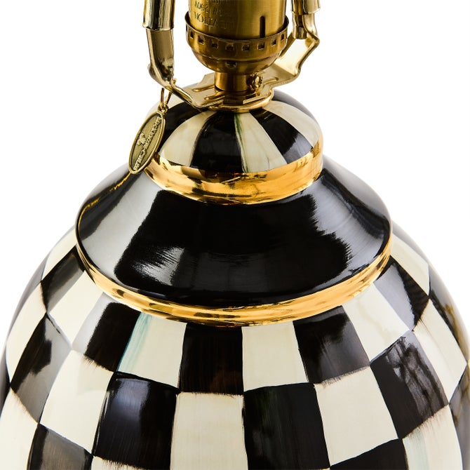 Courtly Check Ceramic Globe Lamp image number 11