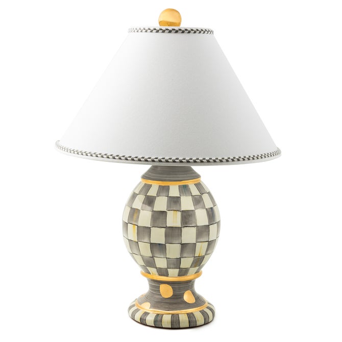 Sterling Check Medium Ceramic Globe Lamp image number 0