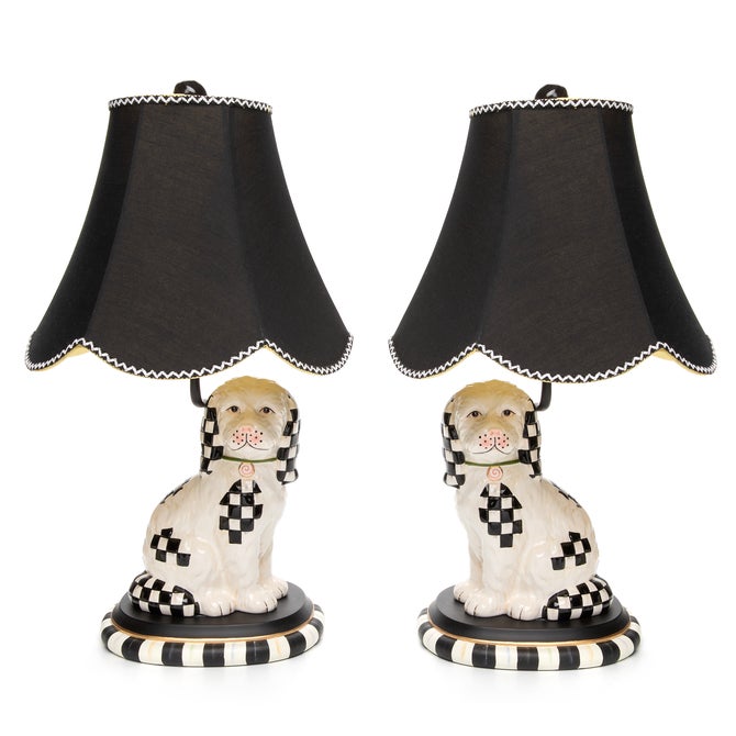 Staffordshire Dog Lamps, Set of 2 image number 0