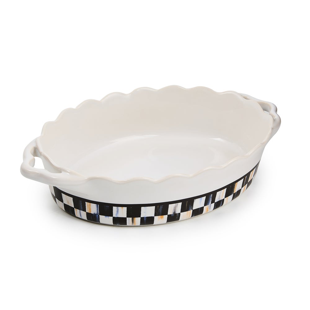 Courtly Check Everyday Small Oval Baker mackenzie-childs Panama imagen 1