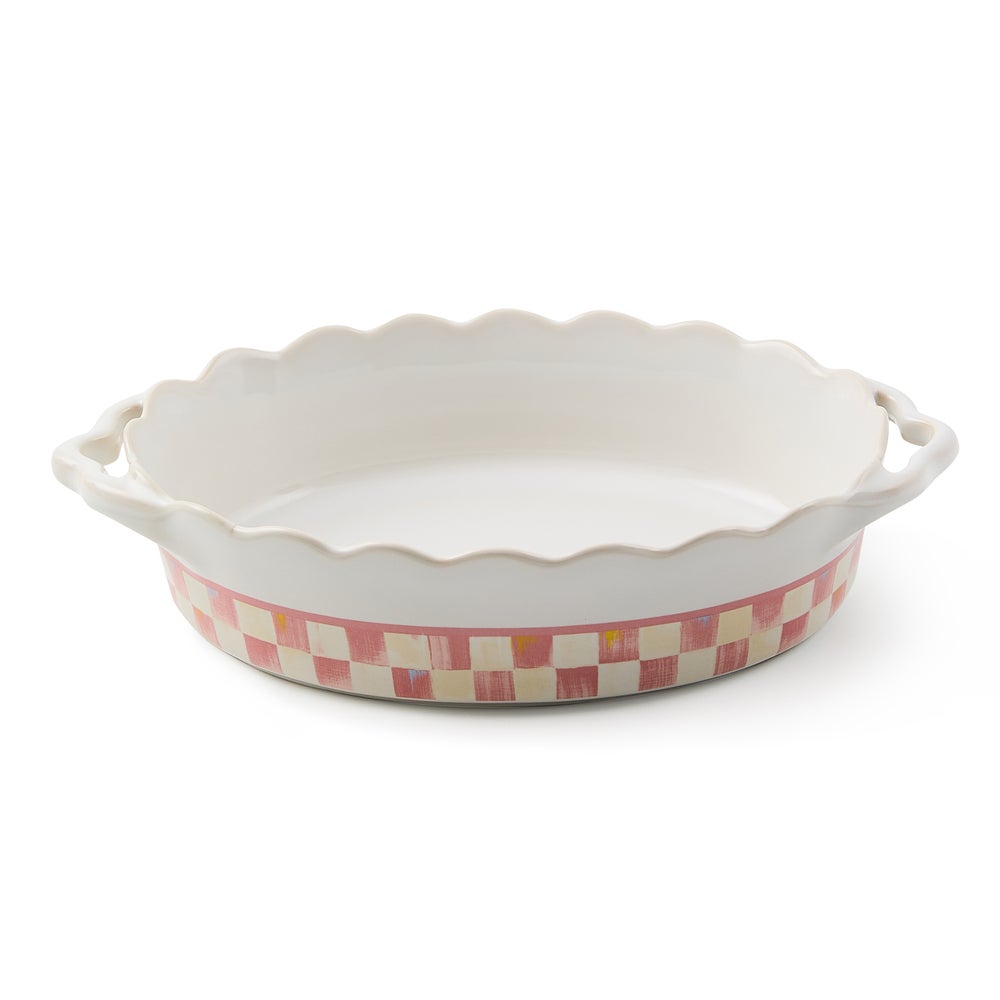 Rosy Check Everyday Small Oval Baker mackenzie-childs Panama imagen 1