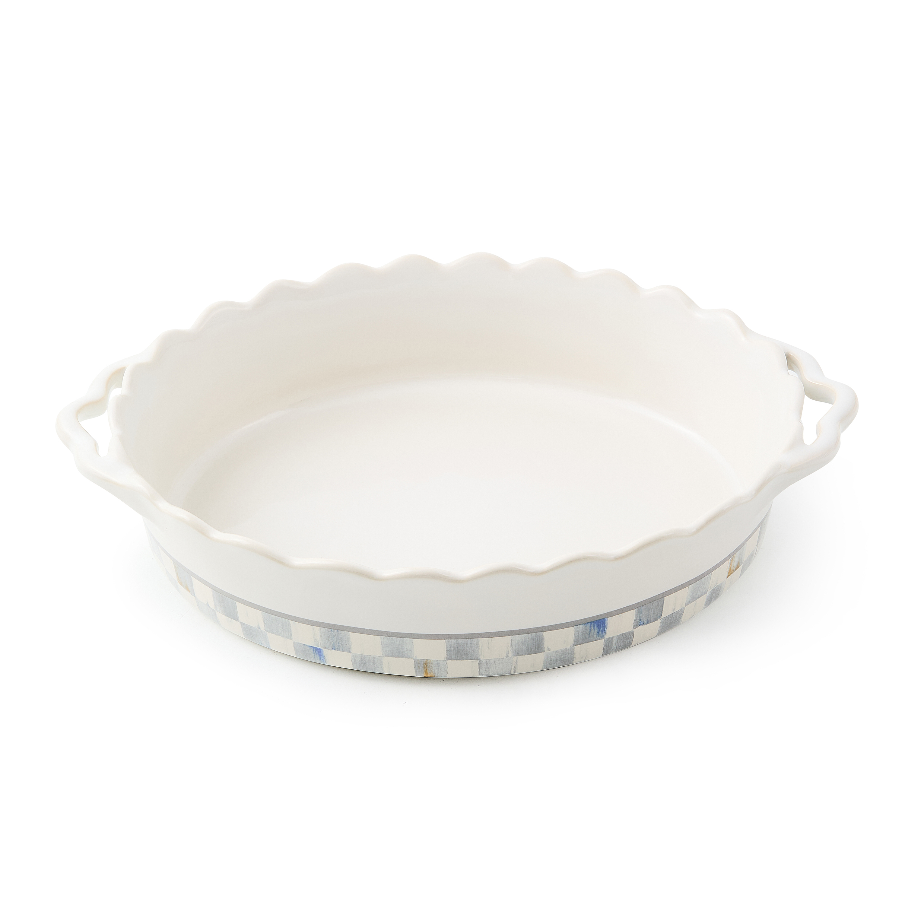 Sterling Check Everyday Medium Oval Baker